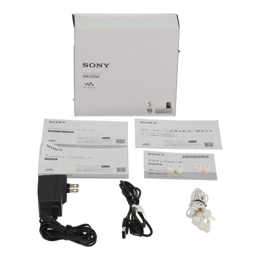 SONY　 ソニー　/ウォークマン　16GB　スピーカーセット/NW-S315K//S019217500A/Bランク/67