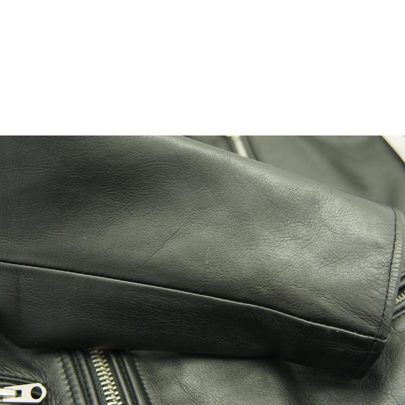 SKULLFLIGHT スカルフライト/ダブルライダースJKT／ブラック//Aランク/18