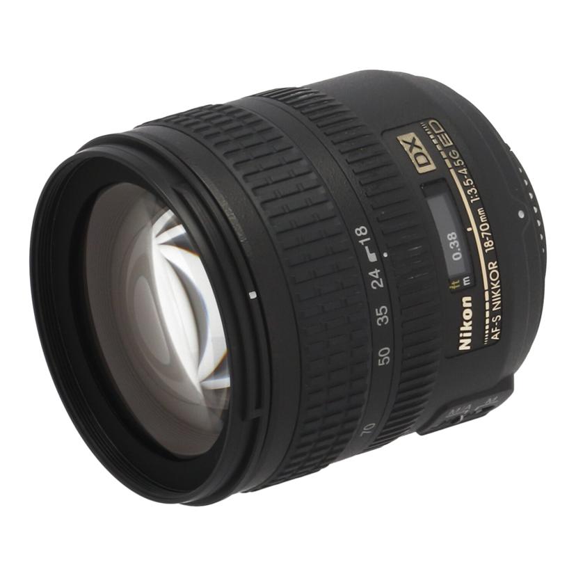 Nikon ニコン　/交換レンズ／18－70mm/AF-S DX 18-70mm f3.5-4.5G ED//2081812/BCランク/62