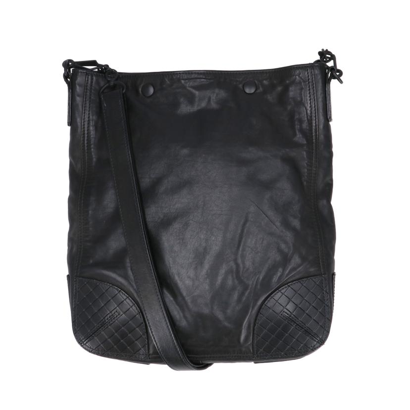 BOTTEGA　VENETA ボッテガ/スコルピート／レザーショルダーバッグ／ブラック//B02*******/ABランク/18