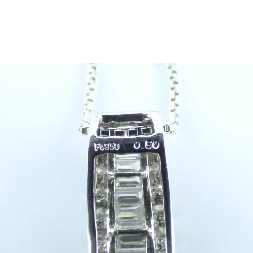 PT950／850ダイヤネックレス0．50//ABランク/64