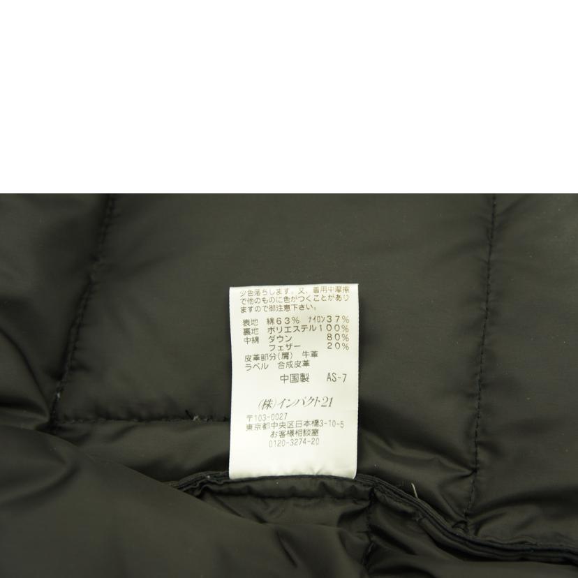 Ralph　Lauren ラルフローレン/ダウンベスト／ブラック×ブラウン//ABランク/18