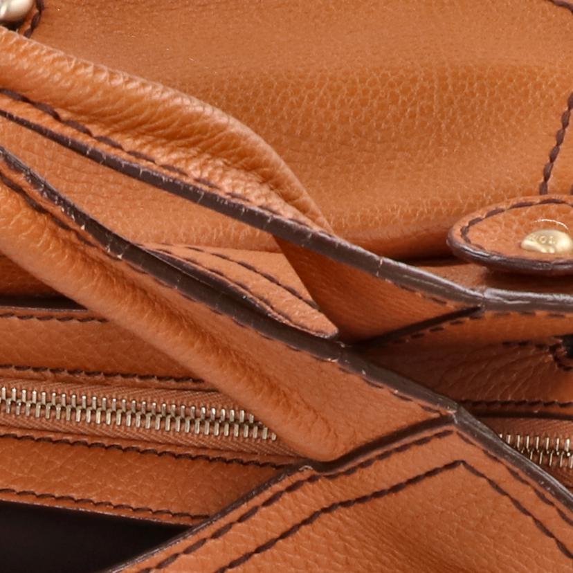 TODS トッズ/TODS　レザーハンド／キャメル//ABランク/75