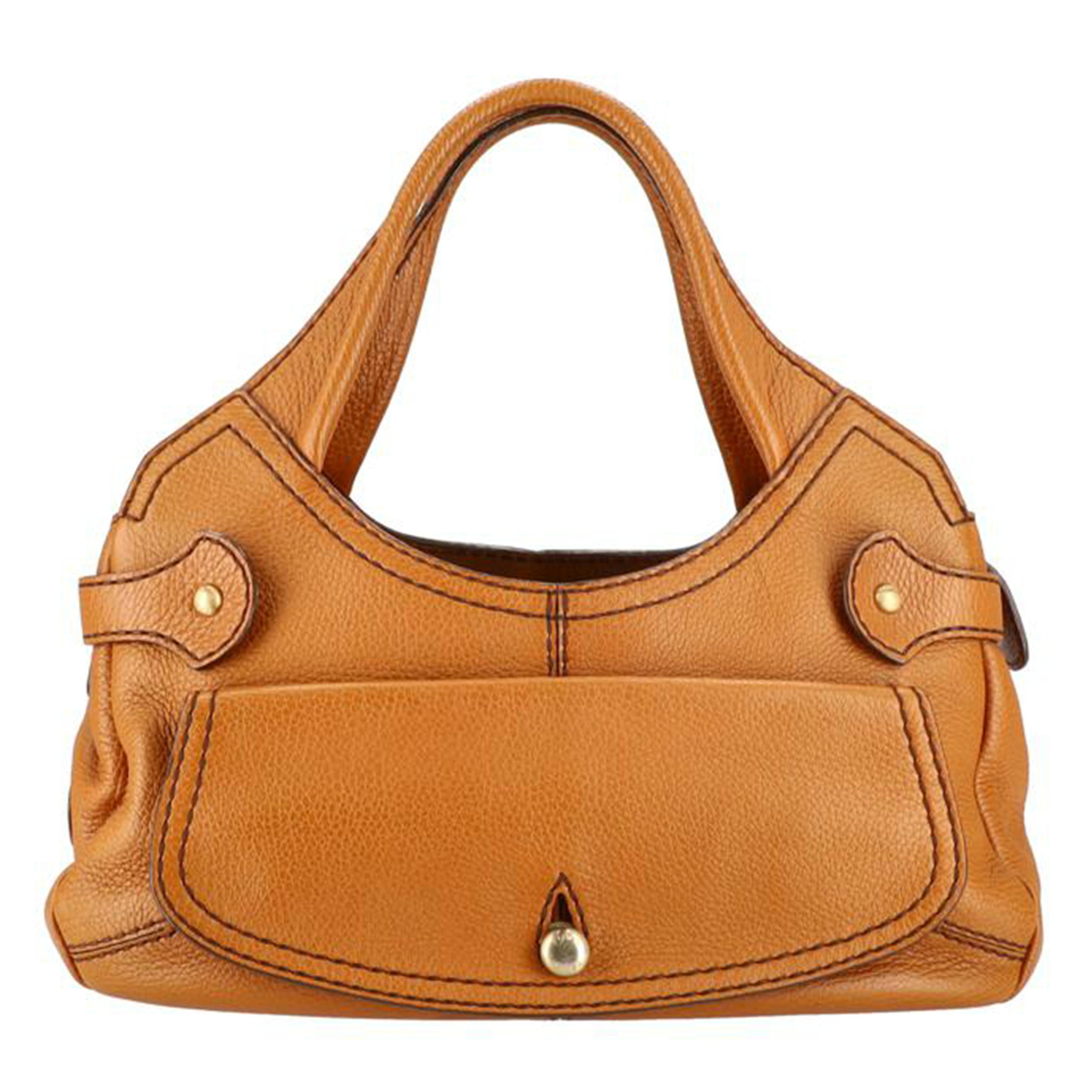 TODS トッズ/TODS　レザーハンド／キャメル//ABランク/75