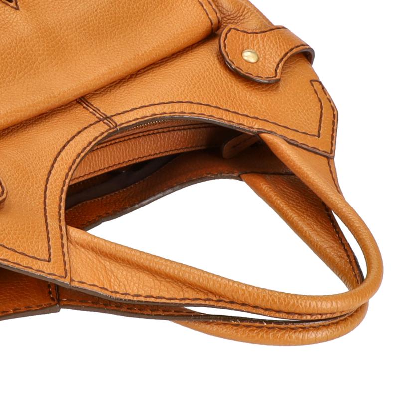 TODS トッズ/TODS　レザーハンド／キャメル//ABランク/75