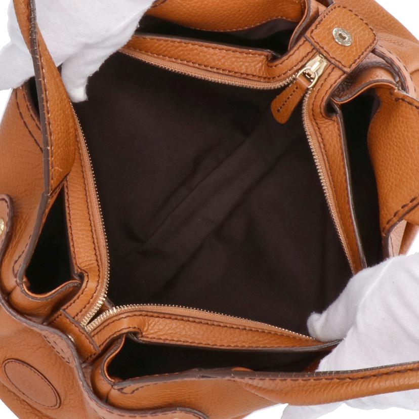 TODS トッズ/TODS　レザーハンド／キャメル//ABランク/75