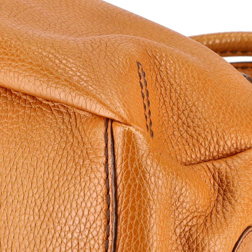 TODS トッズ/TODS　レザーハンド／キャメル//ABランク/75