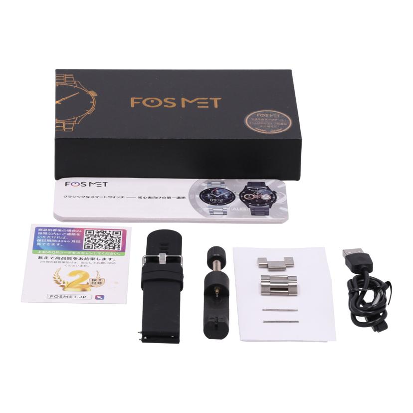 FOSMET フォスメット/スマートウォッチ/QS40//AT303YV001909/Bランク/62