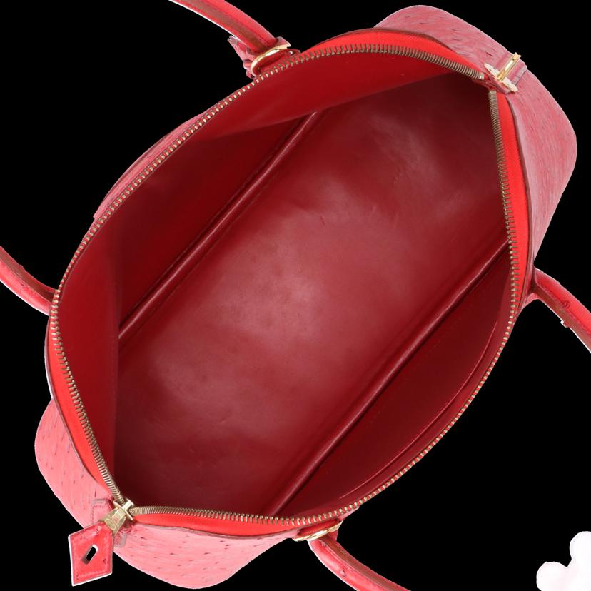 HERMES　 エルメス/ボリード31／オーストリッチ／ルージュヴィフ//□G/Aランク/75