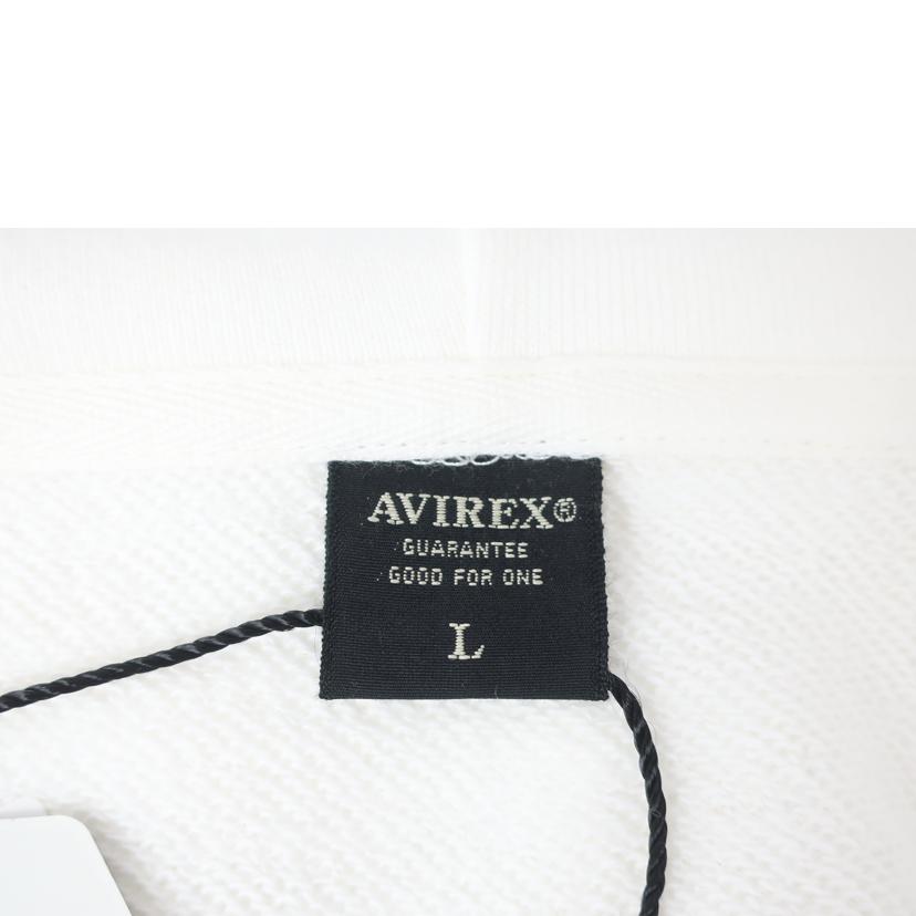 AVIREX アヴィレックス/フォーストネリング　ジップアップ　Lサイズ　ホワイト　ワニ/783-4231008//SAランク/65