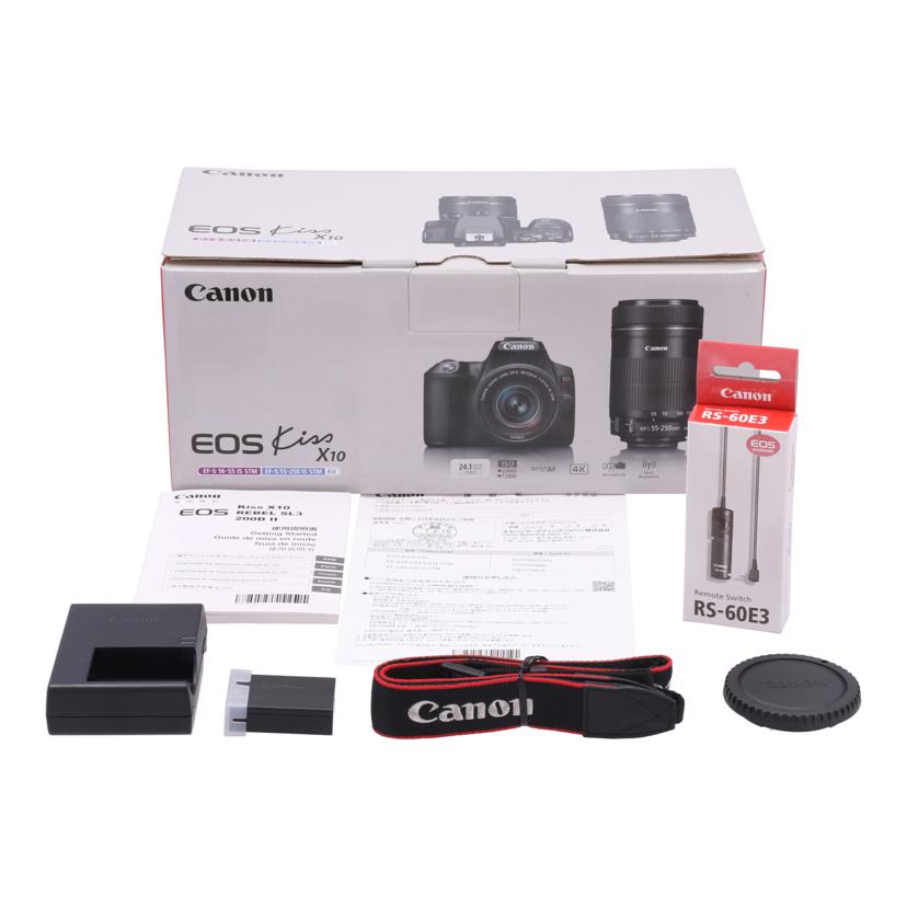 Canon キヤノン/デジタル一眼　ダブルズームキット/EOS Kiss X10 ﾀﾞﾌﾞﾙｽﾞｰﾑｷｯﾄ//070001242/Aランク/78