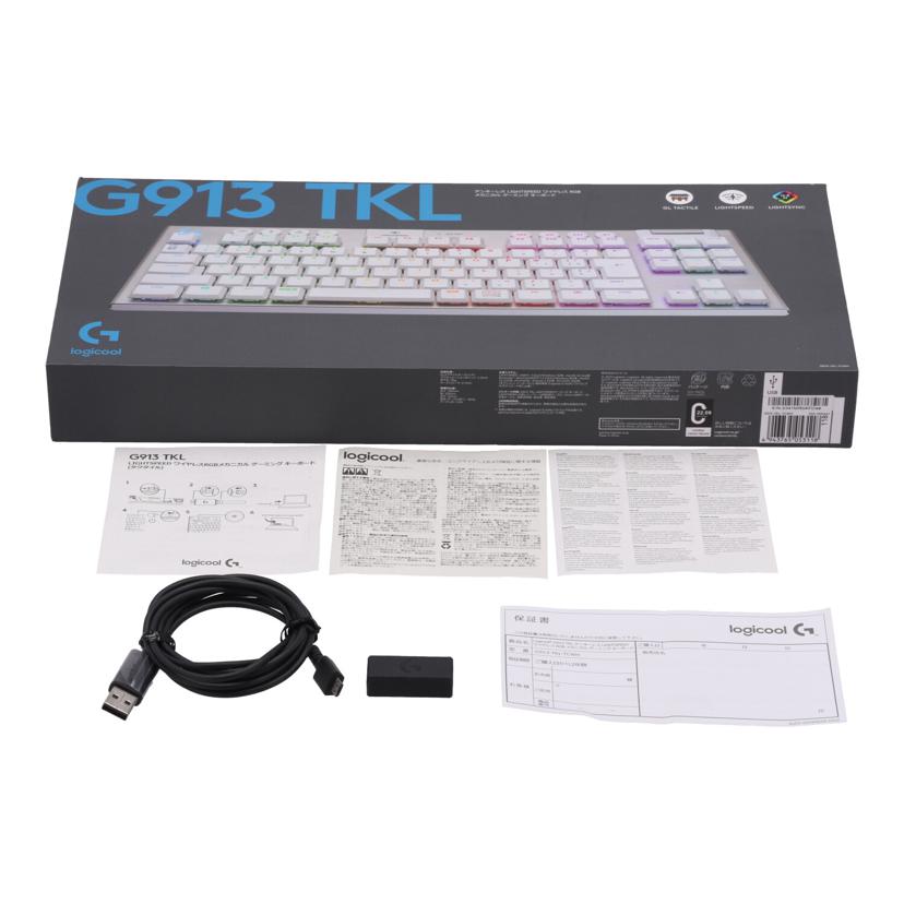 Logicool ロジクール　/ワイヤレスゲーミングキーボード/G913-TKL-TCWH//2341MR0AFD49/ABランク/75
