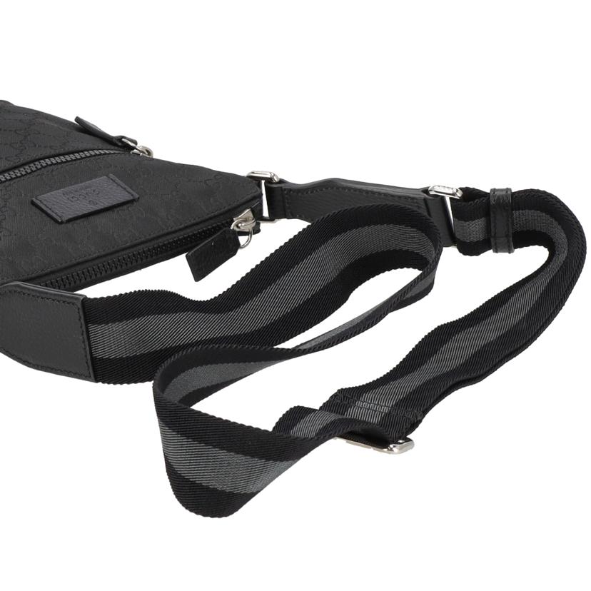 GUCCI グッチ/GGナイロン／ショルダーバッグ／ブラック/449183//520***/Aランク/18