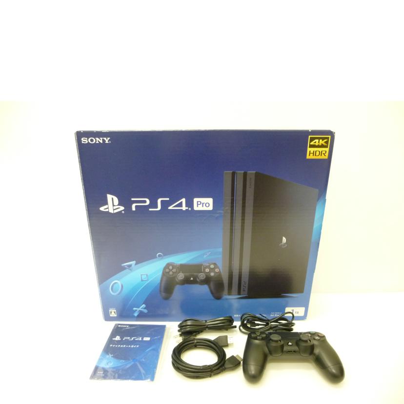SONY ソニー/PS4Pro本体1TBジェットブラック/CUH-7200B//0279069/ABランク/88