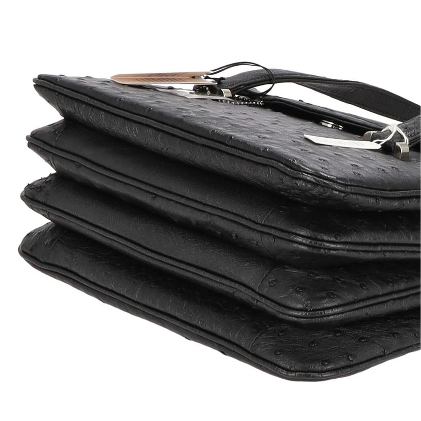 オーストリッチハンドバッグ／ブラック//JRA155/SAランク/18