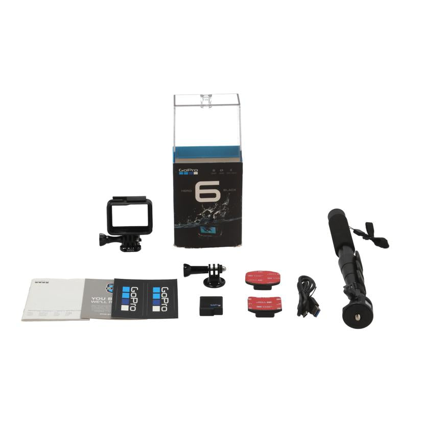 GoPro ゴープロ/アクションカメラ／HERO6　BLACK/CHDHX-601-FW//C3221324714483/Bランク/20