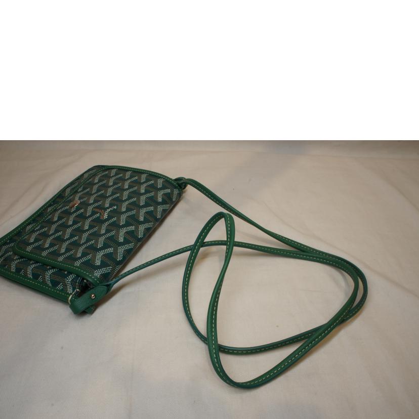 GOYARD ゴヤール/プリュメ／ポシェットポーチショルダー／グリーン//Aランク/92