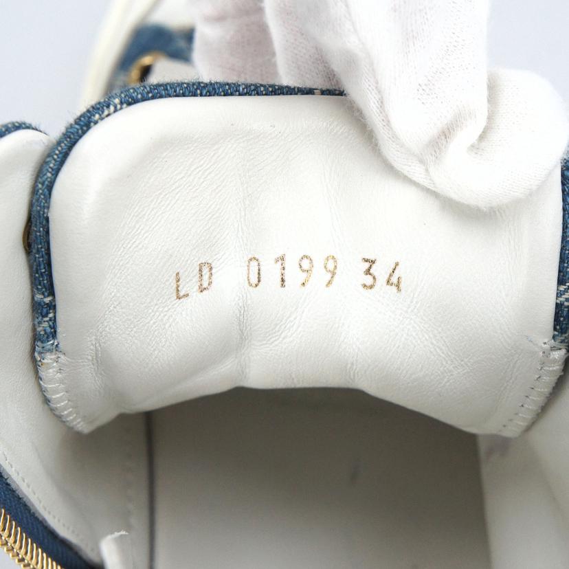 LOUIS VUITTON ルイヴィトン/ステラーライン／デニムハイカットスニーカー/ｻｲｽﾞ:34//LD0199/ABランク/91