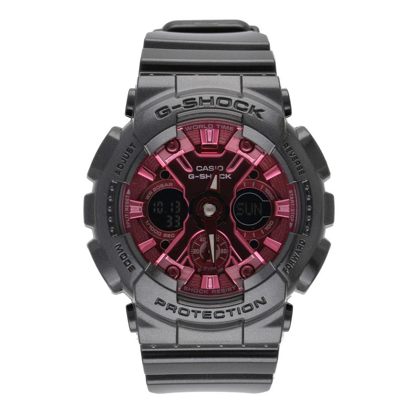 CASIO カシオ/G－SHOCK／デジアナ／ブラック＆レッドモデル/GMA-S120RB-1AJF//Aランク/75