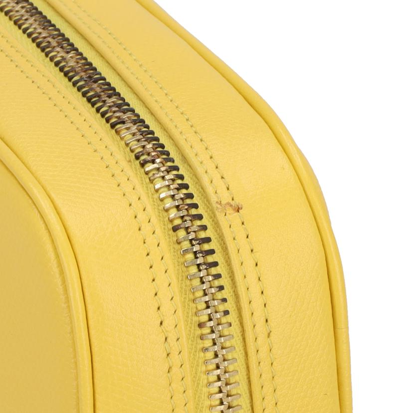 CHANEL シャネル/ココマークボタン／コスメポーチ／イエロー/A20913//862****/ABランク/18