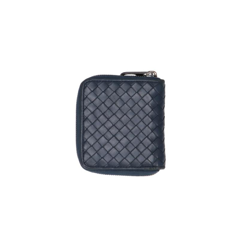 BOTTEGA　VENETA ボッテガヴェネタ/イントレチャート／ミニウォレット／レザー／ネイビー//P00*******/Bランク/19