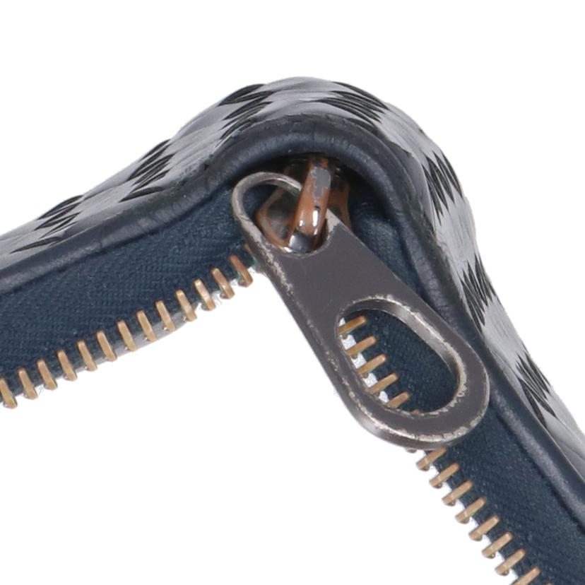 BOTTEGA　VENETA ボッテガヴェネタ/イントレチャート／ミニウォレット／レザー／ネイビー//P00*******/Bランク/19