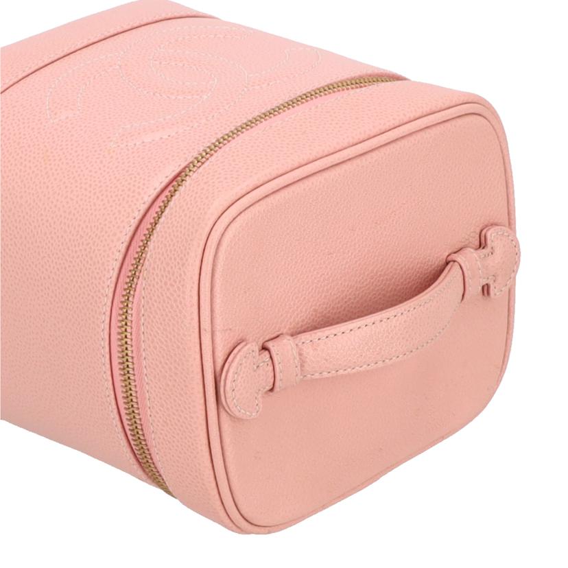 CHANEL シャネル/ココマークキャビアスキン／バニティバッグ／ピンク//881****/ABランク/18