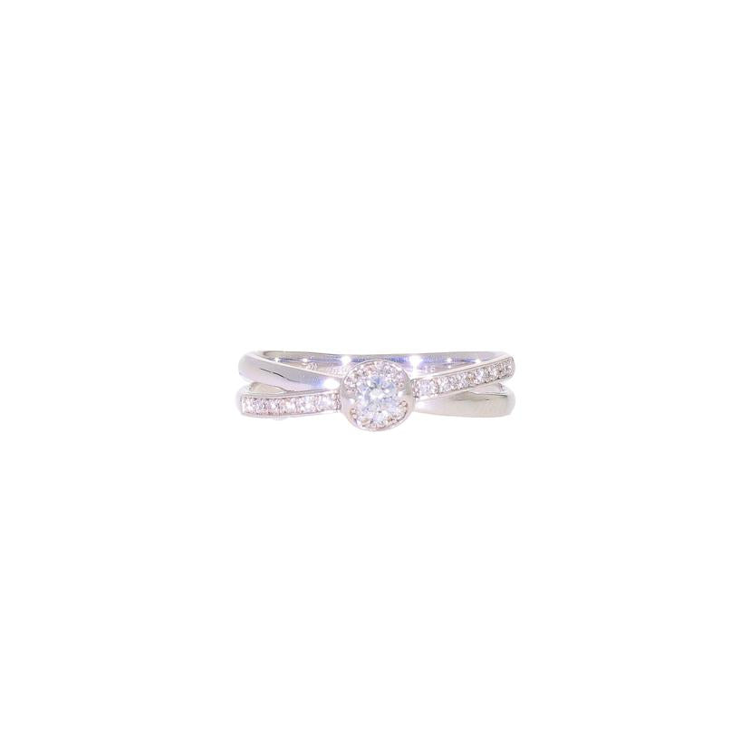 /　K18WGダイヤリング0．16ct//Aランク/05