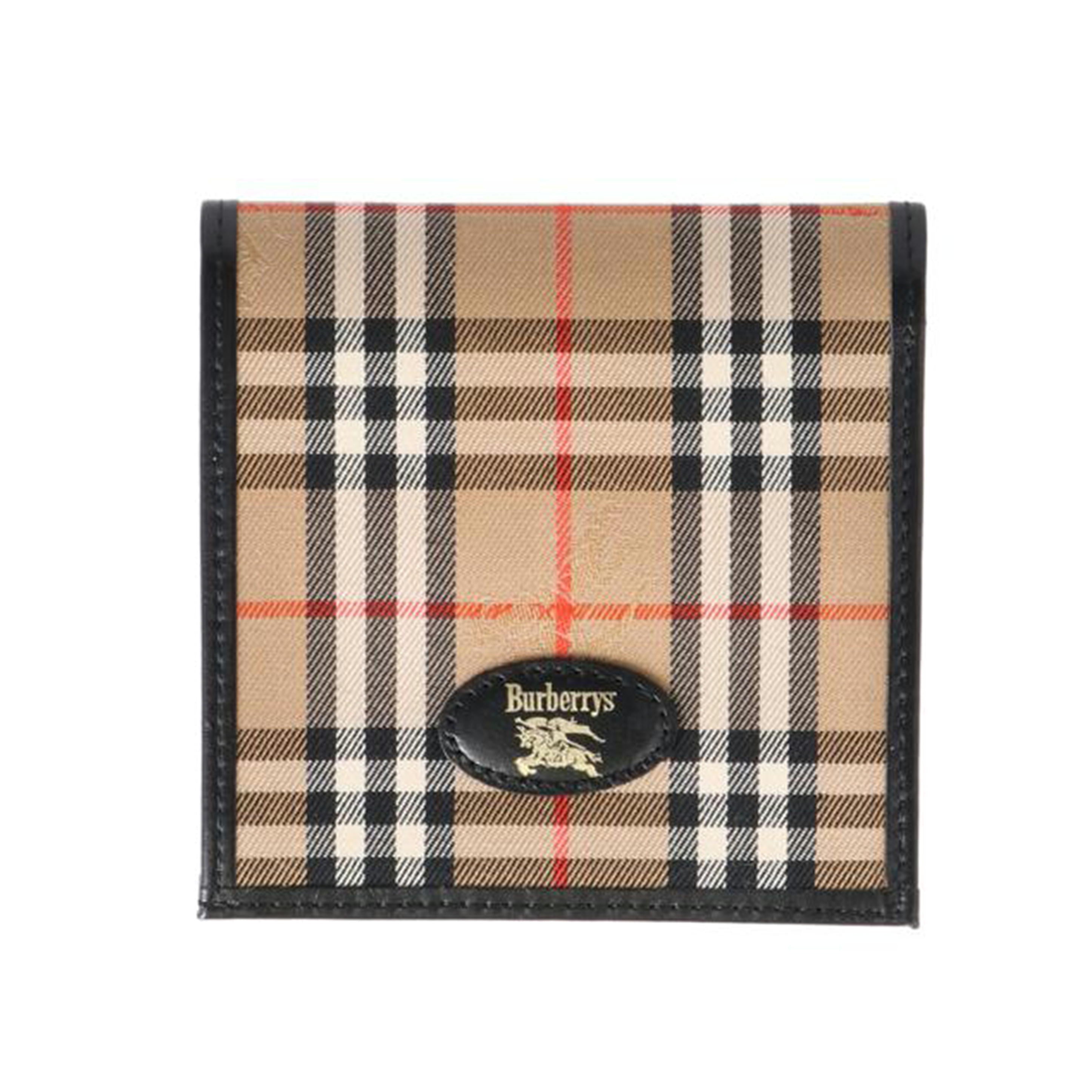 BURBERRY＇S バーバリーズ/ハウスチェック／二つ折りコンパクトウォレット//Aランク/18