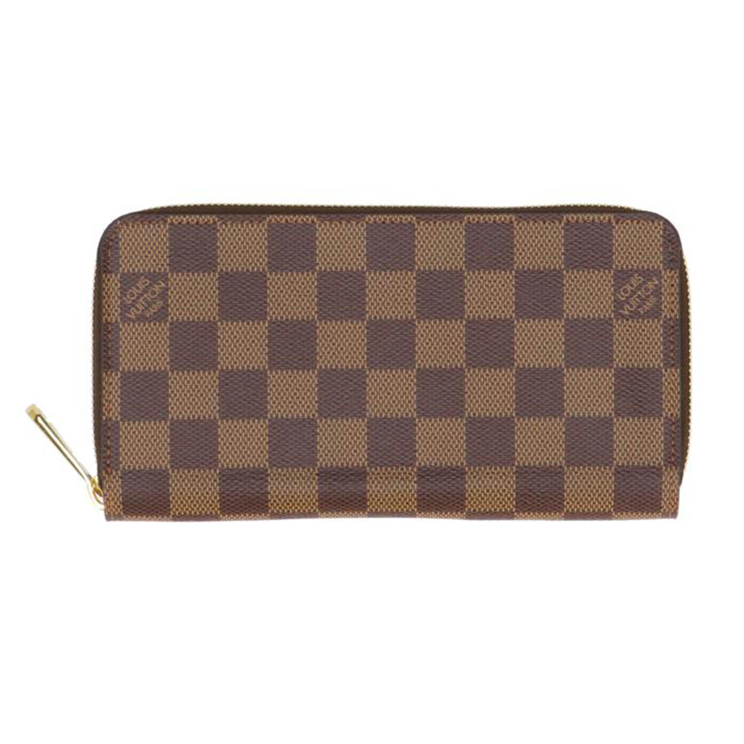 LOUIS　VUITTON ルイヴイトン/ジッピ－ウオレット／ダミエ／エベヌ／ロ－ズバレリ－ヌ/N60046//LM4***/Sランク/93