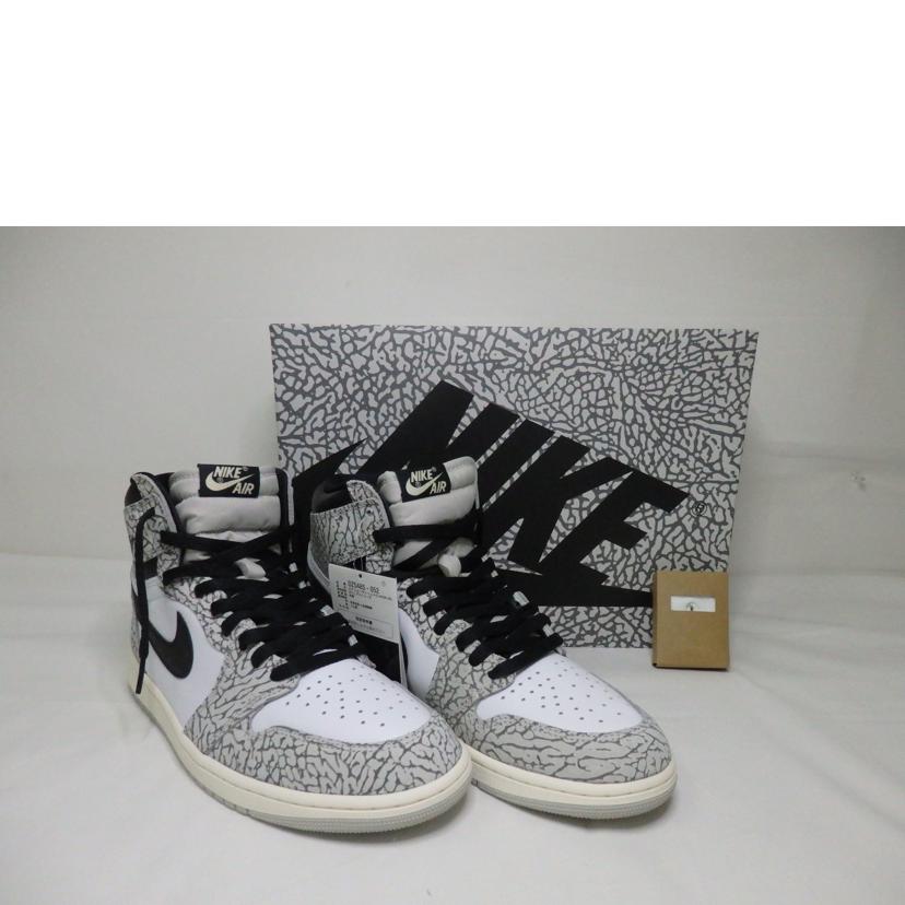 NIKE ナイキ/JORDAN1　セメントサファリ　RETRO　HIGH/DZ5485-052//Sランク/84