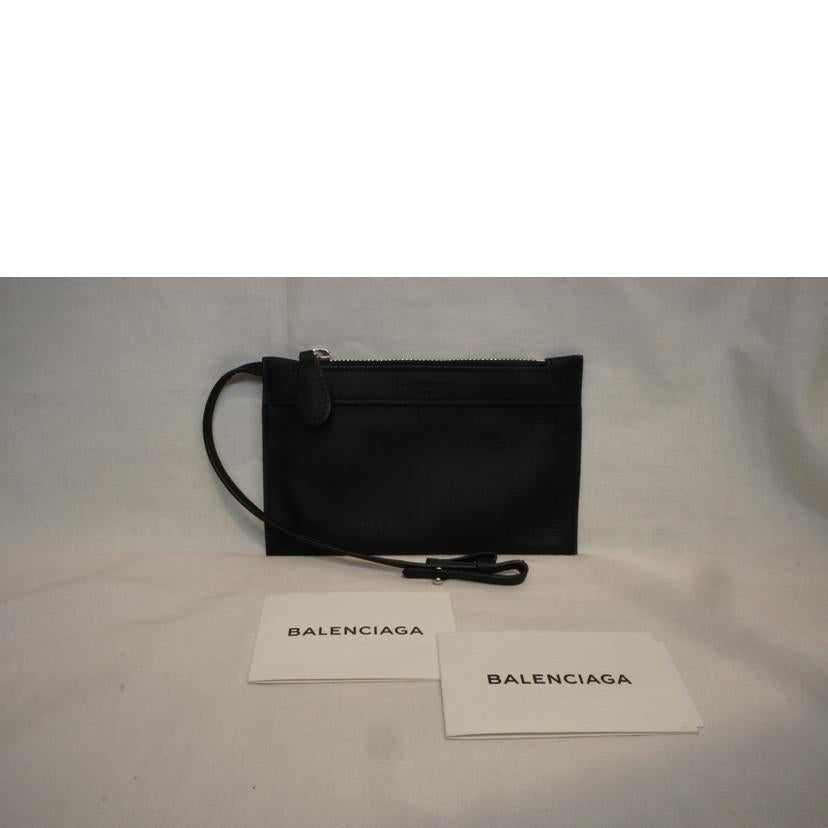 BALENCIAGA バレンシアガ/ネイビーカバスXS／パンチングレザーブラック/390346//ABランク/92