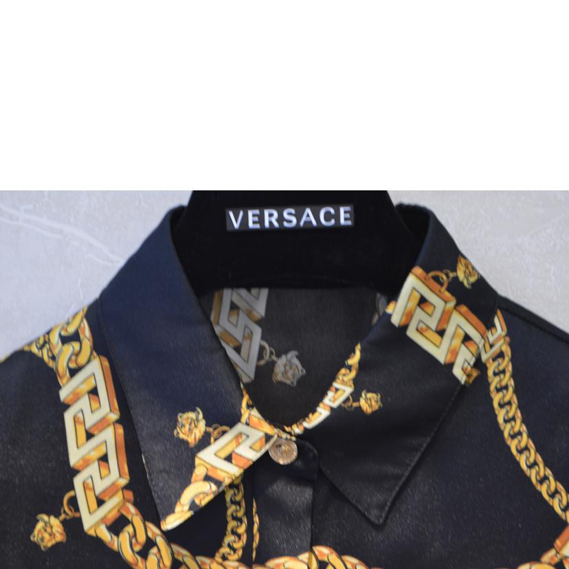 VERSACE ヴェルサーチ/メデューサチェーンプリントワンピース／Mサイズ（38）/1010284/1A07492//RFI***/SAランク/89