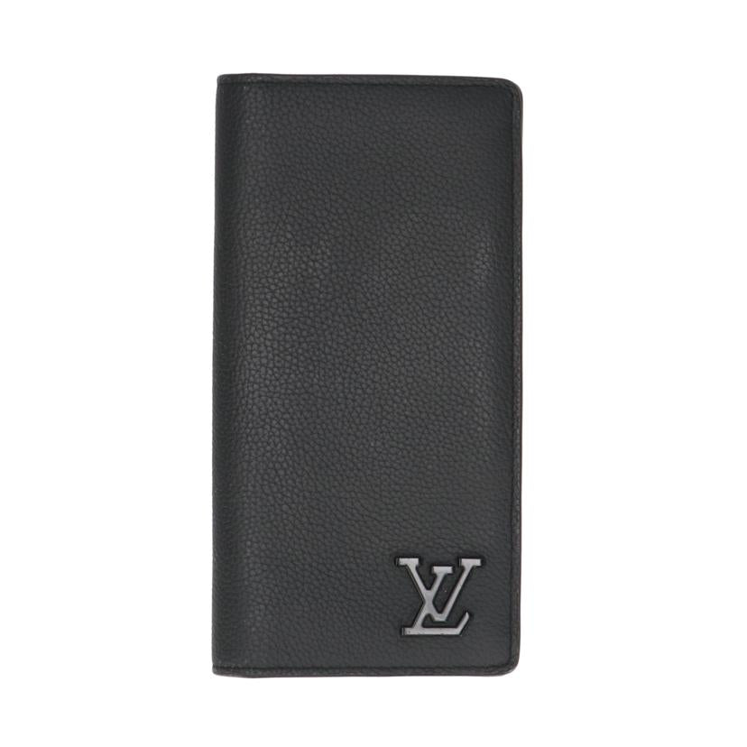 LOUIS　VUITTON ルイヴイトン/ポルトフォイユ・ブラザ／アエログラム／ブラック/M69980//RFI****/Aランク/93