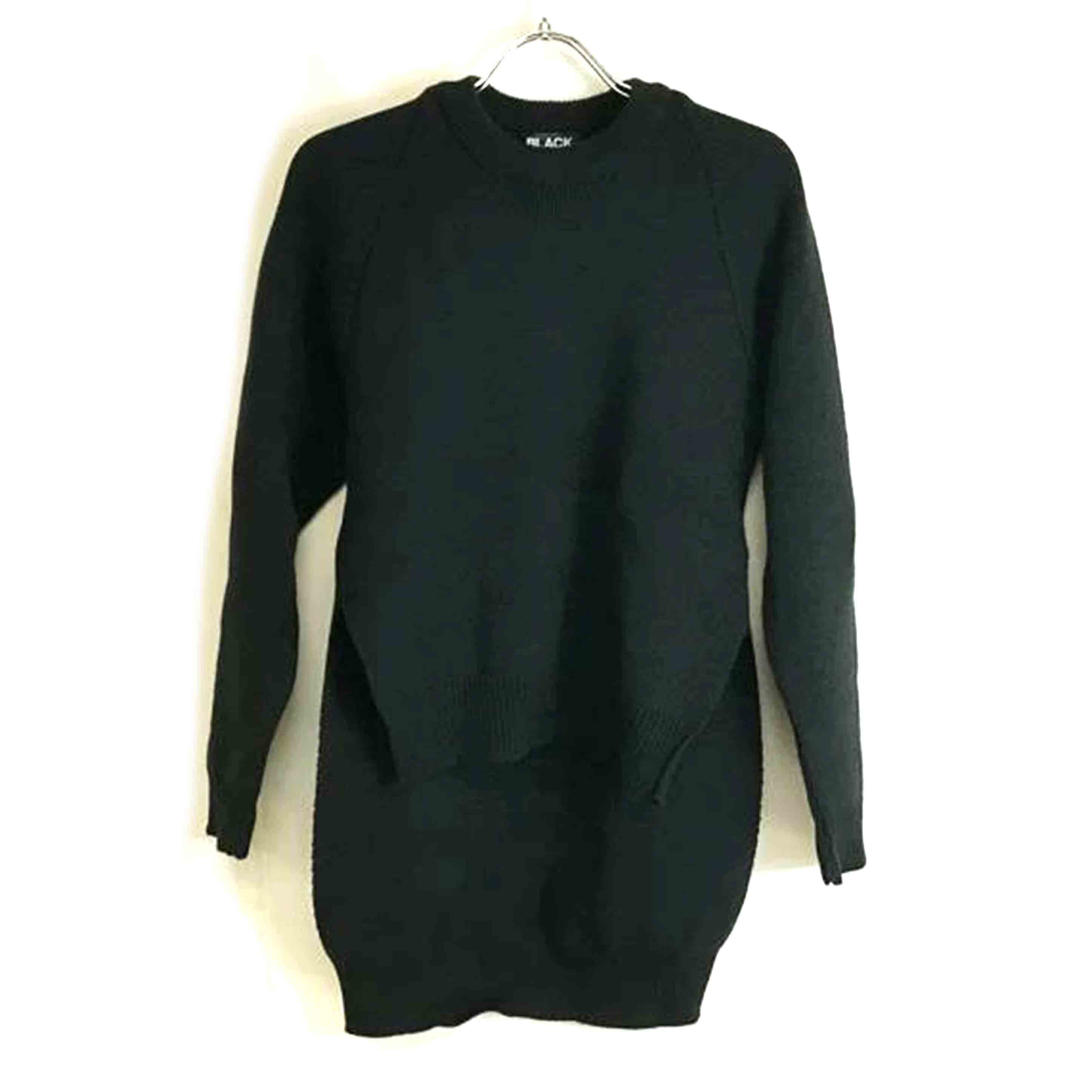 BLACK　COMME　des　GARCONS ブラックコムデギャルソン/サイドスリットロングニット/1D-N003//AD2019/ABランク/51