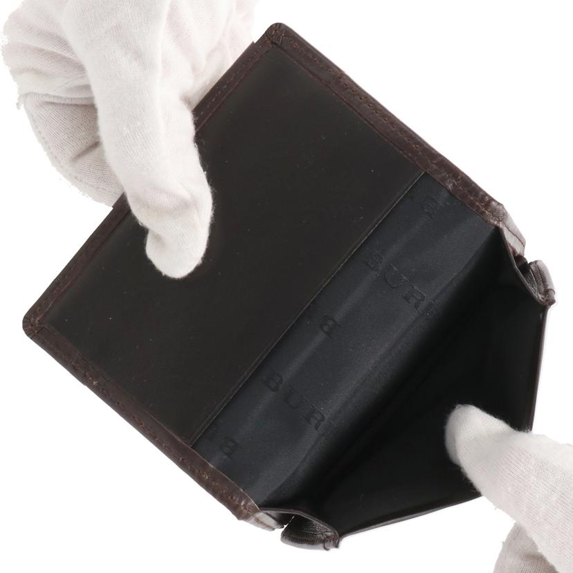 BURBERRY バーバリー/バーバリーチェック／二つ折りカードケース//Aランク/18