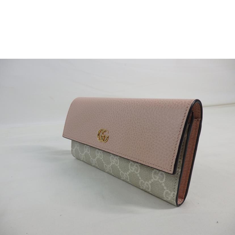 GUCCI グッチ/ダブルG／コンチネンタルウォレット／GGスプリーム/456116//493***/SAランク/84