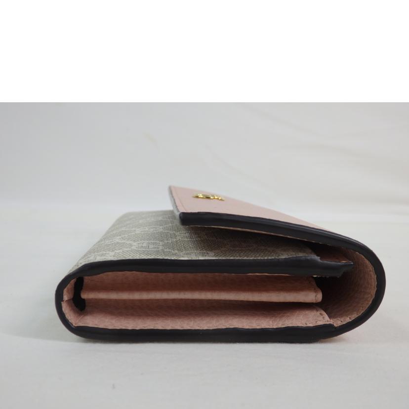 GUCCI グッチ/ダブルG／コンチネンタルウォレット／GGスプリーム/456116//493***/SAランク/84