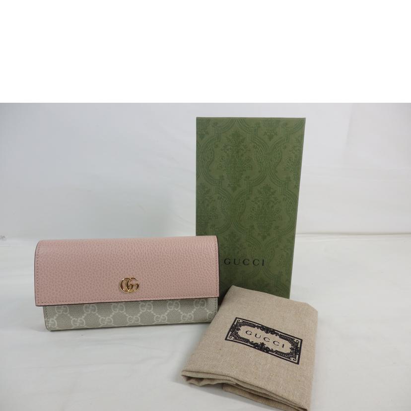 GUCCI グッチ/ダブルG／コンチネンタルウォレット／GGスプリーム/456116//493***/SAランク/84