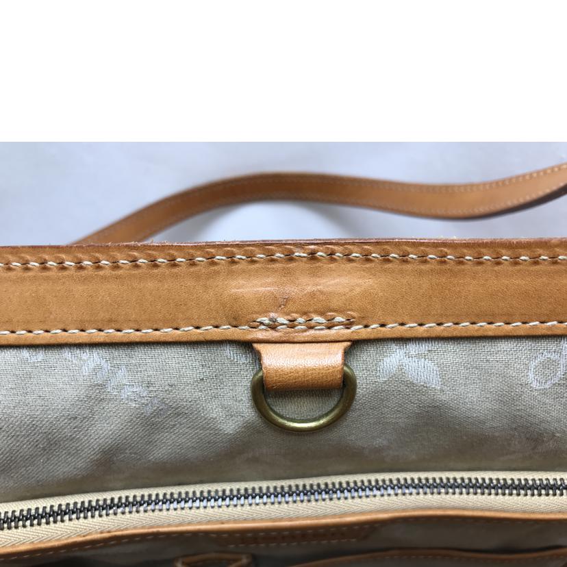 genten ゲンテン/型抜きレザートート//Bランク/51