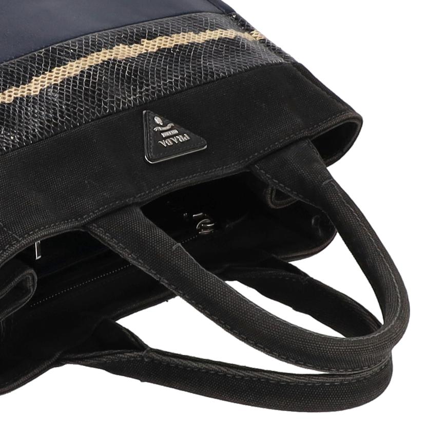 ＰＲＡＤＡ プラダ/カナパ／パイソン×レザー×キャンバス/1BG439//Bランク/75