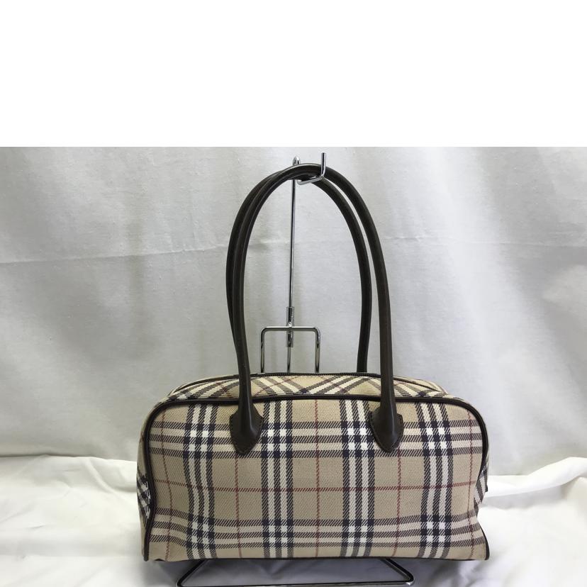 BURBERRY バーバリー/ノバチェックハンドバック//Bランク/51