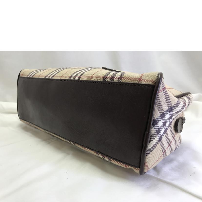BURBERRY バーバリー/ノバチェックハンドバック//Bランク/51