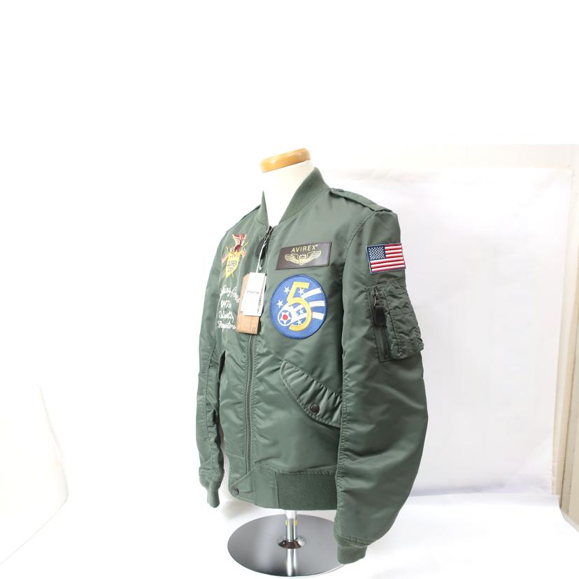 AVIREX　 アヴィレックス/L－2　5TH　AIR　FORCE　フライトジャケット　XLサイズ　カーキ/6172116//SAランク/65