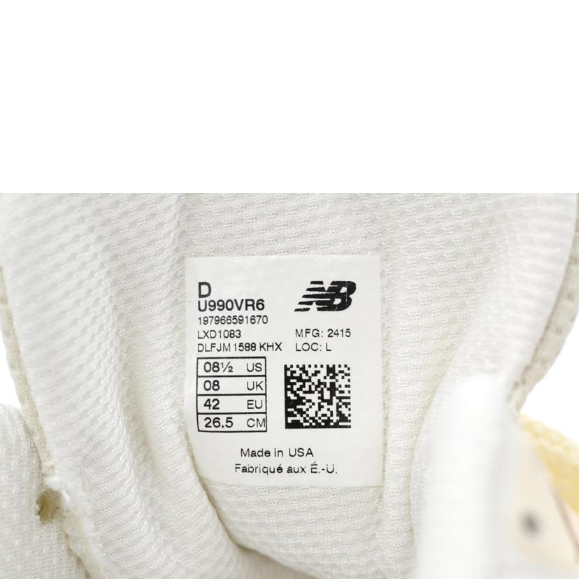 NB ニューバランス/990V6／ヴィンテージローズ/U990VR6//ｻｲｽﾞ:26.5cm/Aランク/75