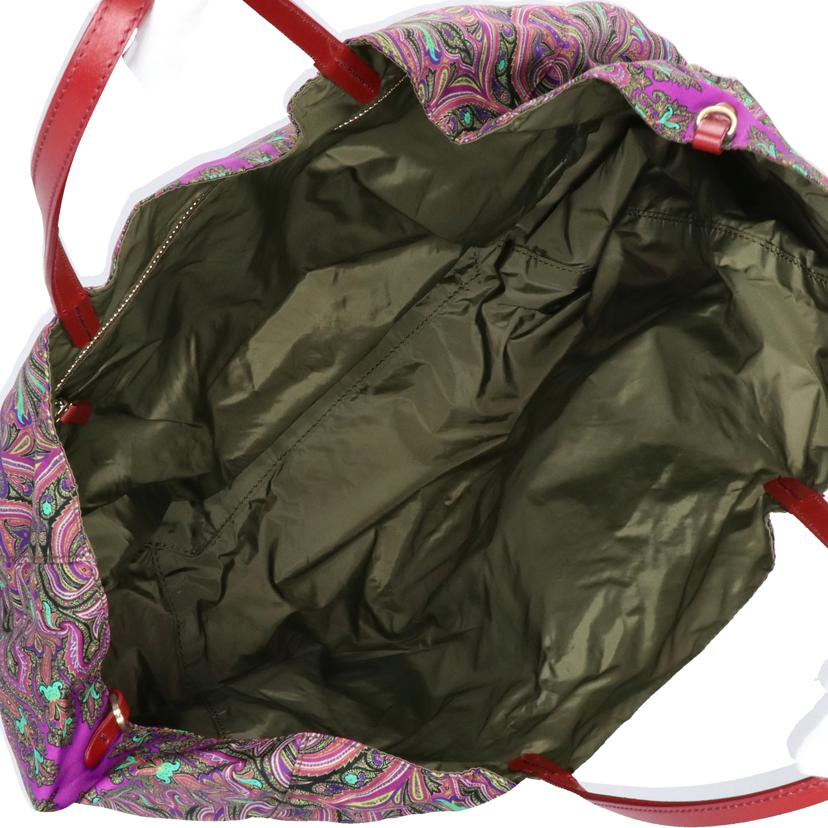 ETRO エトロ/ペイズリー柄／ナイロンリバーシブルトートバッグ//Aランク/18