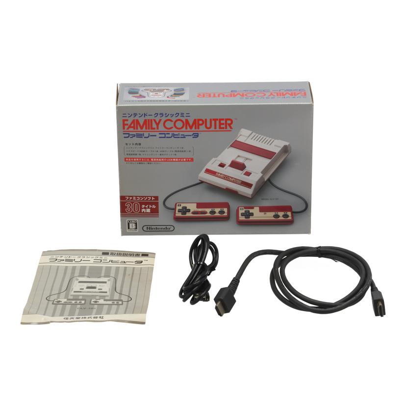 NINTENDO 任天堂 ニンテンドー　/クラシックミニ　ファミリーコンピュータ　/CLV-S-HVCC//HJE103260912/BCランク/75