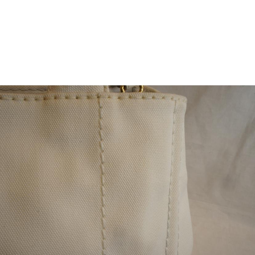 PRADA プラダ/ミニカナパ2WAY／キャンバスホワイト/1BG439//204/SAランク/92