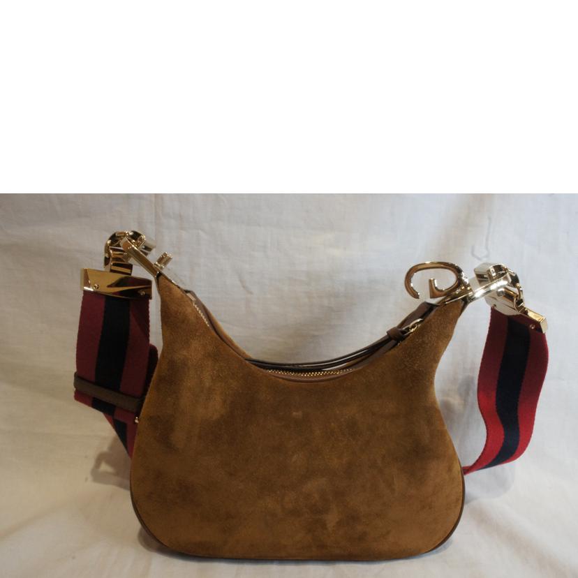 GUCCI グッチ/アタッシェスモールスウェードショルダー/699409//520***/SAランク/92