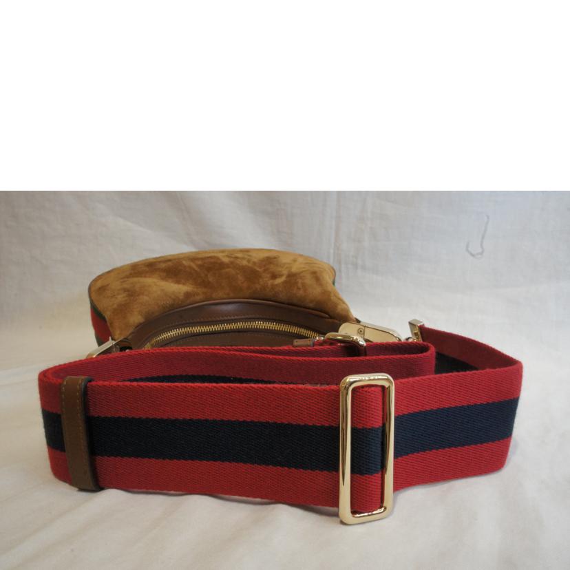 GUCCI グッチ/アタッシェスモールスウェードショルダー/699409//520***/SAランク/92